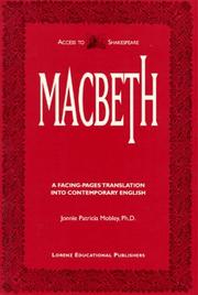 Cover of: Macbeth by William Shakespeare