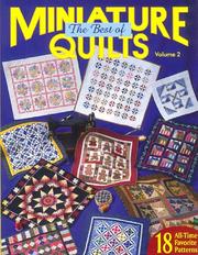 Cover of: The Best of Miniature Quilts Volume 2 (Beat of Miniature Quilts) by 