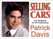 Front cover of Selling Cars by Patrick Davis