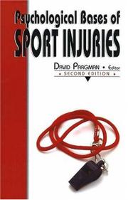 Cover of: Psychological Bases of Sport Injuries