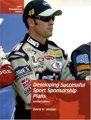 Cover of: Developing successful sport sponsorship plans by David Kent Stotlar