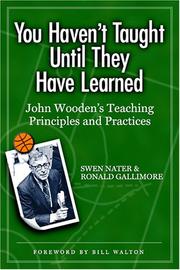 You haven't taught until they have learned by Swen Nater, Ronald Gallimore