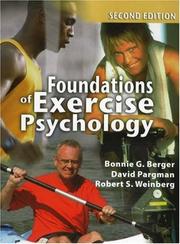 Cover of: Foundations of Exercise Psychology