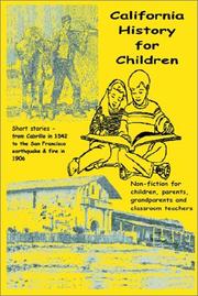 Cover of: California History for Children by Harr Wagner, James Stevenson