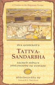 Cover of: Jīva Goswāmī's Tattva-sandarbha by B. V. Tripurari