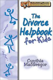 Cover of: The Divorce Helpbook for Kids (Rebuilding Books)