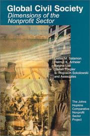Cover of: Global civil society by Lester M. Salamon ... [et al.].