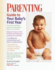 Cover of: Parenting guide to your baby's first year