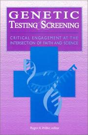 Front cover of Genetic testing & screening by Unknown