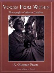 Cover of: Voices from within: photographs of African children