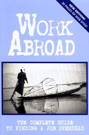 Cover of: Work Abroad by 
