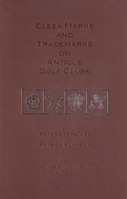 Cover of: Cleek Marks and Trademarks on Antique Golf Clubs