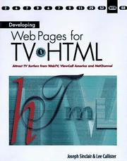 Cover of: Developing Web Pages for Tv-Html