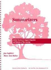 Cover of: Summarizers