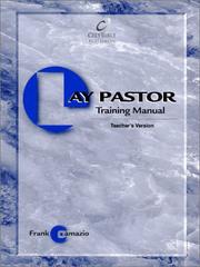Cover of: The Lay Pastor Training Manual