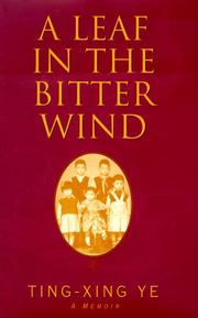 Cover of: A leaf in the bitter wind: a memoir