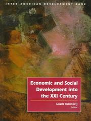 Cover of: Economic and social development into the XXI Century | 