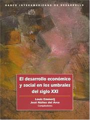 Cover of: El desarrollo económico y social en los umbrales del siglo XXI