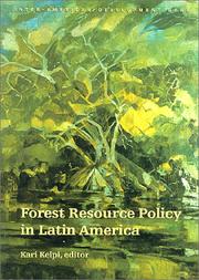 Cover of: Forest resource policy in Latin America | 