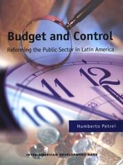 Cover of: Budget and control by A. Humberto Petrei