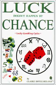 Cover of: Luck Doesn't Happen by Chance
