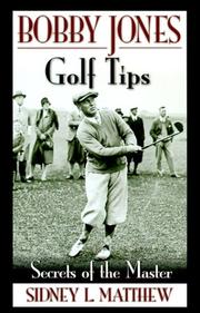 Cover of: Bobby Jones Golf Tips (Bobby Jones)