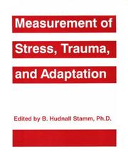 Cover of: Measurement of stress, trauma, and adaptation