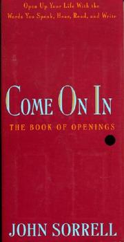 Cover of: Come on in: The Book of Openings