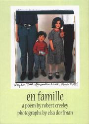 Cover of: En famille | Robert Creeley