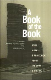 Cover of: Book Of The Book, A by Jerome Rothenberg