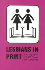 Cover of: Lesbians in print by Margaret Gillon