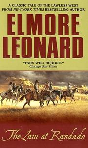 Cover of: The Law at Randado | Elmore Leonard