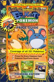 Cover of: Unofficial Beckett Pokémon collector price guide.