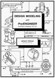 Cover of: Design Modeling with Pro/ENGINEER (Release 18/19)