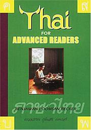 Cover of: Thai for Advanced Readers CD Set by Benjawan Poomsan Becker