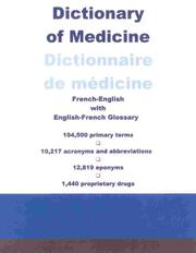 Cover of: Dictionary of Medicine