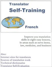 Cover of: Translator Self-Training--French: Practical Course in Technical Translation (Translators Self-Training)