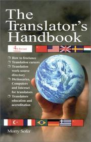 The translator's handbook by Morry Sofer