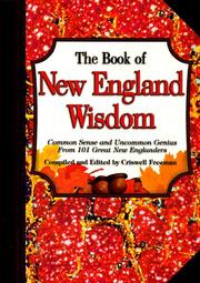 Book of New England Wisdom by Criswell Freeman