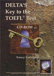 Cover of: Delta's Key to the TOEFL Test CD-ROM