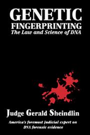 Cover of: Genetic fingerprinting by Gerald Sheindlin