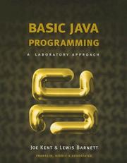 Cover of: Basic Java Programming: A Laboratory Approach