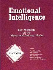 Cover of: Emotional Intelligence: Key Readings on the Mayer and Salovey Model