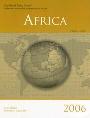 Cover of: Africa 2006 | Charles H. Cutter