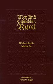 Cover of: Divan Kebir Meter 8a: Bahr-i Remil