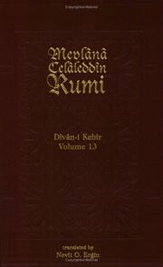 Cover of: Divan-I Kebir Volume 13: Bahr-I Hezec Ahrab Museddes (Divan-I Kebir, 1)