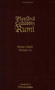 Cover of: Divan-I Kebir Volume 16: Hezec-I Mekful (Divan-I Kebir, 1)