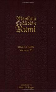 Cover of: Divan-I Kebir Volume 21: Remel Musemmen Mahbun Tamam (Divan-I Kebir, 1)