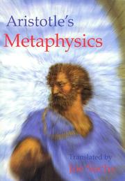Cover of: Aristotle's Metaphysics by Aristotle, Joe Sachs