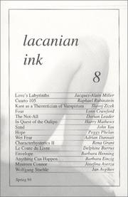 Cover of: Lacanian Ink 8